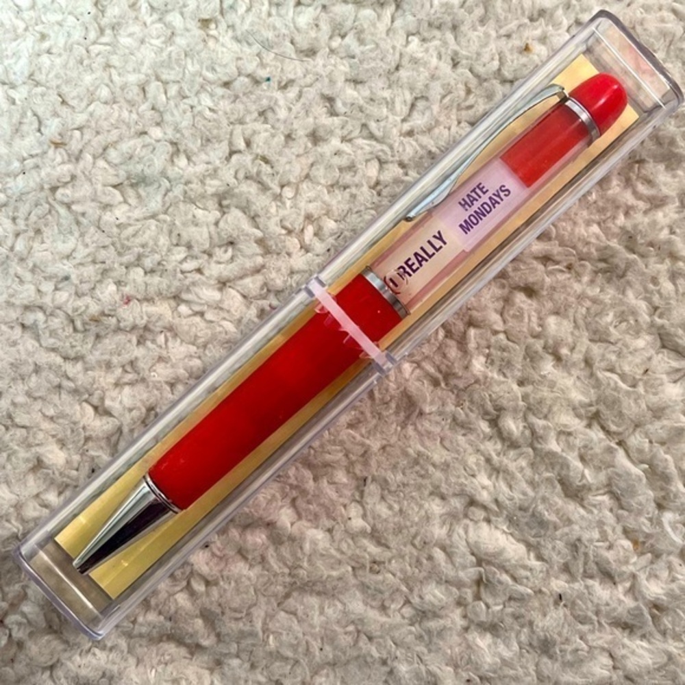 Knock Knock "I Really Hate/Like Mondays/Fridays" Inner-Truth® Floaty Pen